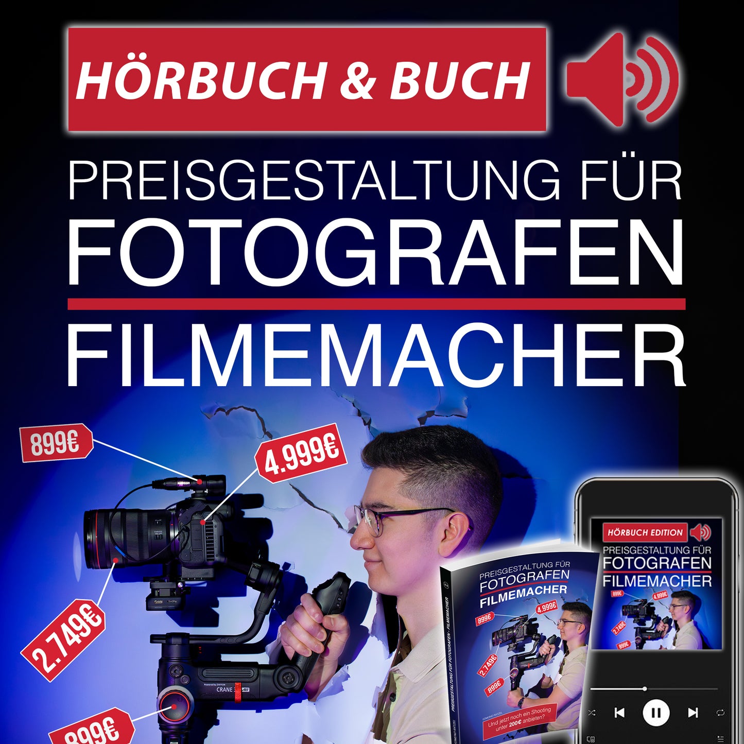 3 in 1 | Videokurs, Hörbuch & Buch - Preisgestaltung für Fotografen und Filmemacher