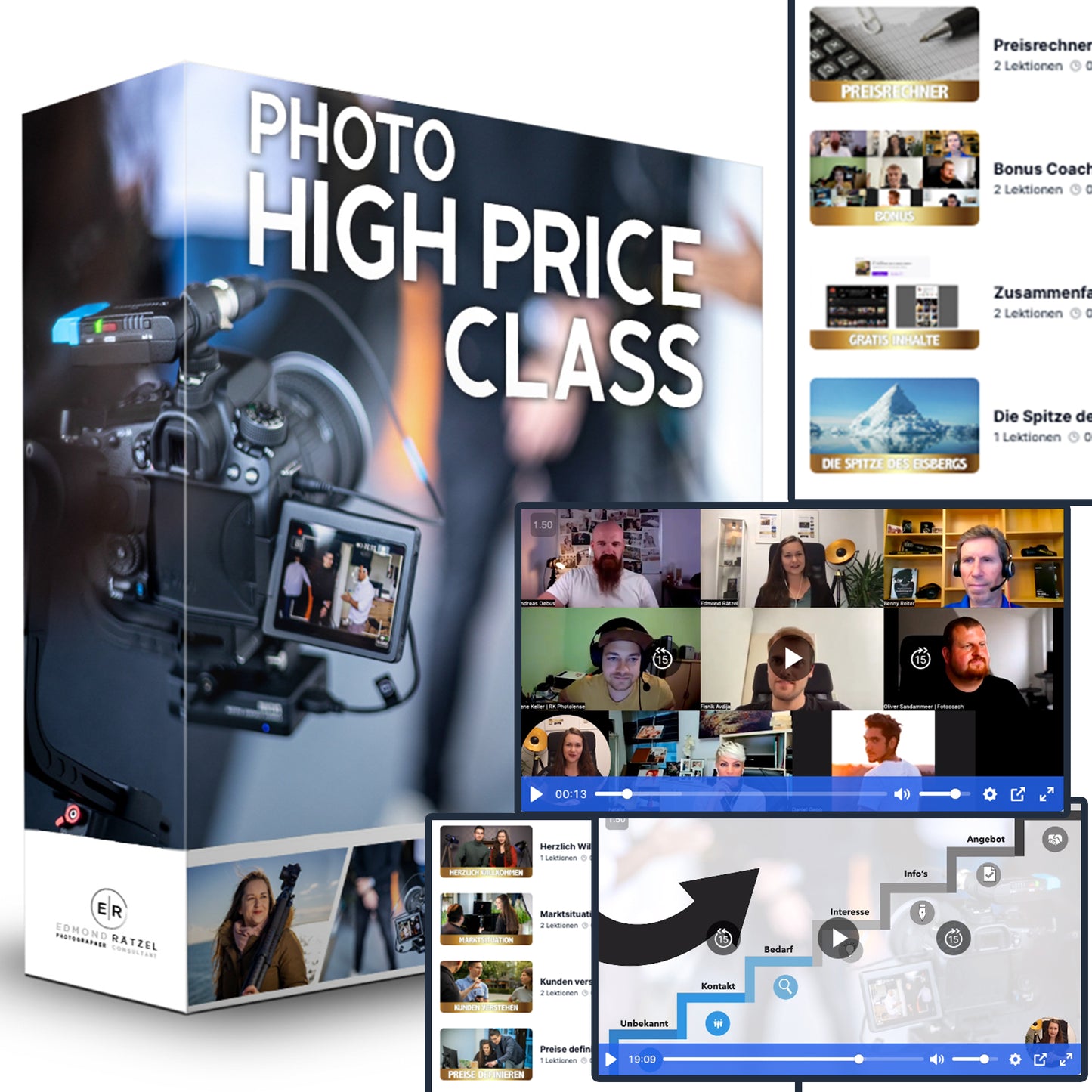 3 in 1 | Videokurs, Hörbuch & Buch - Preisgestaltung für Fotografen und Filmemacher